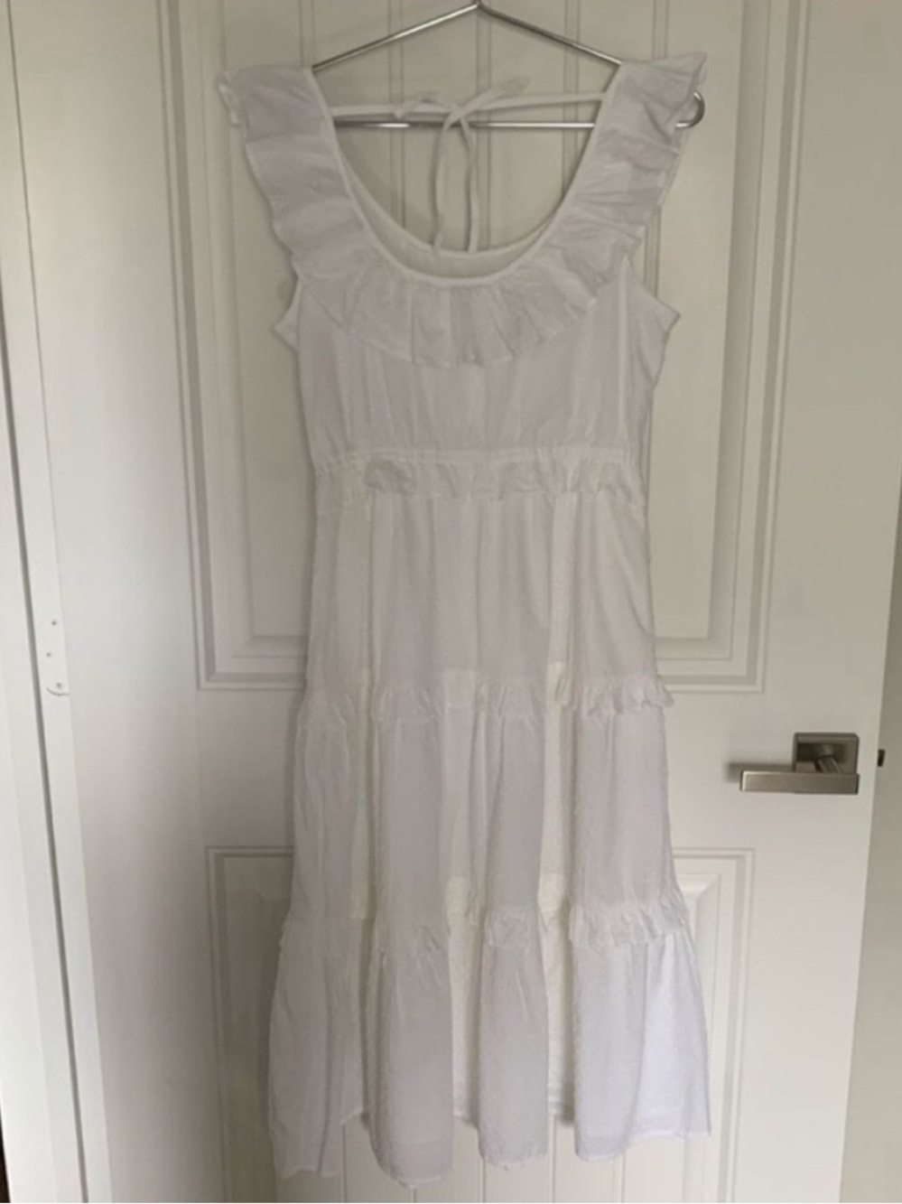 J Crew Dress 8P Summer White - Picture 4 of 8